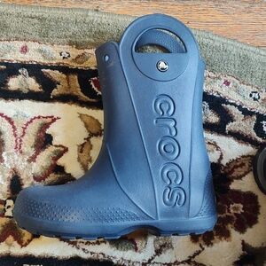 CROCS Dark Blue Waterproof Boots